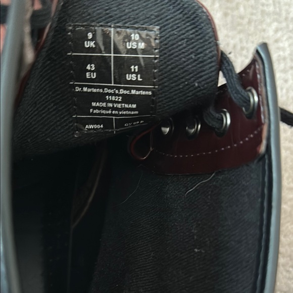 Dr. Martens Cherry Red lightweight Boots, vinyl - Picture 4 of 5